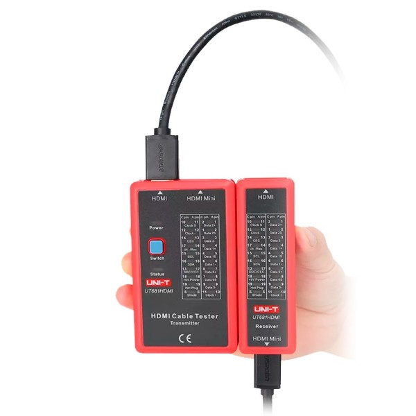 Comprar UNI-T UT681HDMI Tester de cables - Comprobación de estado cables HDMI/MINI-HDM - Evaluación de cables en cortocircuito, 
