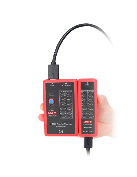 Comprar UNI-TREND UT681HDMI Tester de cables - Comprobación de estado cables HDMI/MINI-HDM - Evaluación de cables en cortocircui