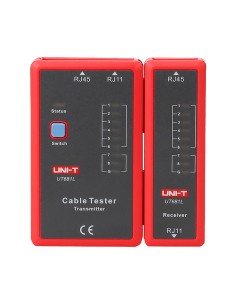 UNI-TENDER UT681L testador de cabos - RJ45 / RJ11 Status Check - Teste o modo Rápido e modo lento - Automático Off