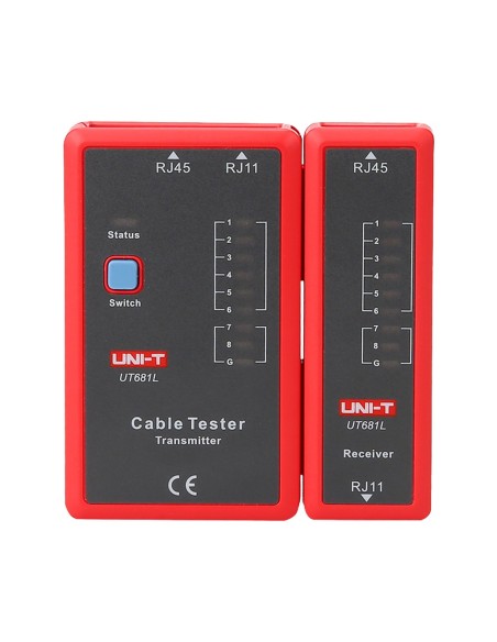 Kaufen UNI-TREND UT681L Kabeltester – Überprüfung des Zustands von RJ45-/RJ11-Kabeln – Test im Schnellmodus und im Langsammodus 