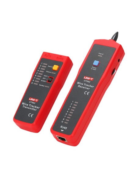 Comprar UNI-TREND UT682 Tester de cables - Comprobación de estado cables RJ45/RJ11 - Indicador luminoso de potencia de señal - L