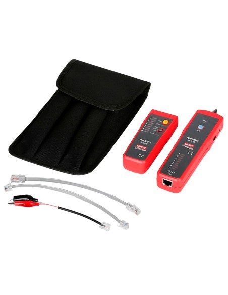 Comprar UNI-TREND UT682 Tester de cables - Comprobación de estado cables RJ45/RJ11 - Indicador luminoso de potencia de señal - L