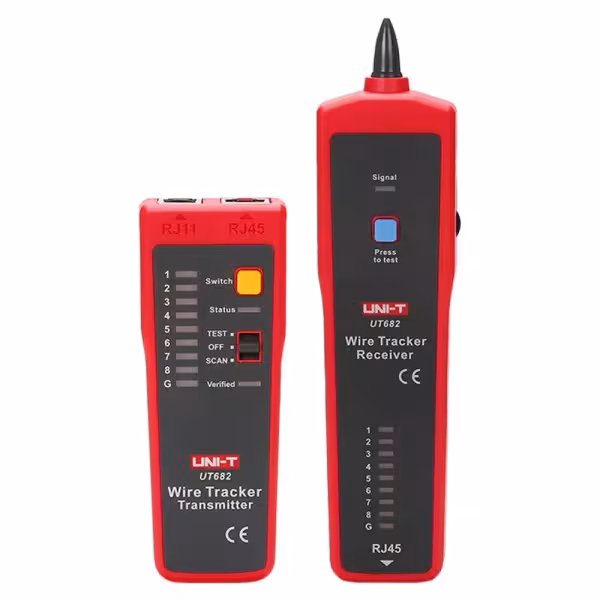 Comprar UNI-T UT682 Tester de cables - Comprobación de estado cables RJ45/RJ11 - Indicador luminoso de potencia de señal - Local