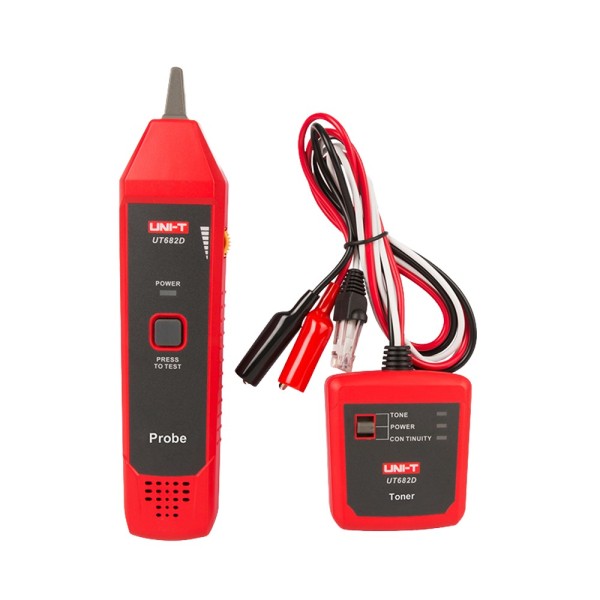 UNI-TENDER UT682D UNI-T - Tester de cabo - linha telefônica, par trançado e cabo elétrico - desligamento automático - Indicador