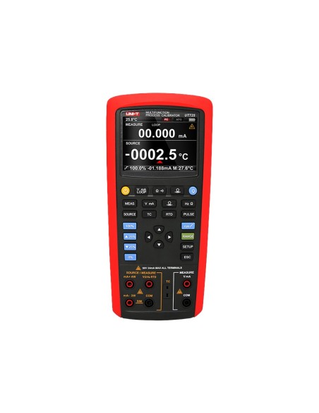 Comprar UNI-TREND UT725 Calibrador de procesos de retroalimentación/lazo - Display LCD de hasta 20000 cuentas - Mide y genera te