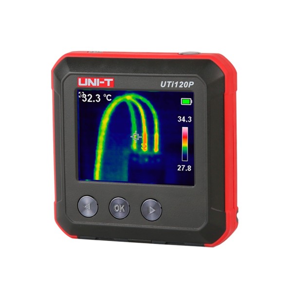 Uni-tendência UTI120P Bolso Câmera Térmica - Medição de Temperatura em Tempo Real - Faixa de Medição -20º ~ 400ºC - Resolução
