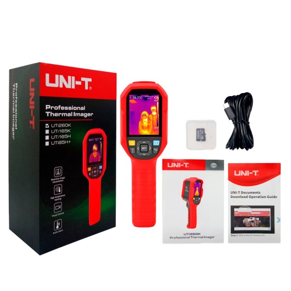 Acheter UNI-TREND UTI165K Caméra thermique portable Dual - Mesure de la température en temps réel - Résolution thermique 160x120