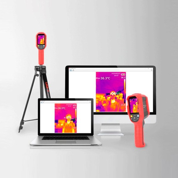 UTI-TENDER UTI165K Camera termográfica portátil duplo - Medição de temperatura em tempo real - Resolução térmica 160x120 | Preci