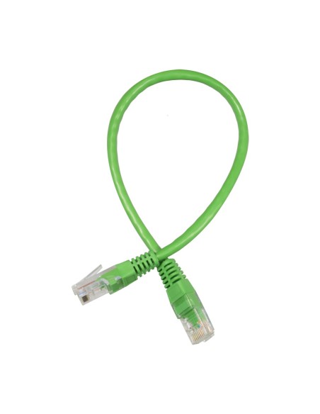 Comprar SAFIRE UTP1-03GN Cable UTP Safire - Ethernet - Conectores RJ45 - Categoría 5E - 0.3 m - Color verde UTP1-03GN