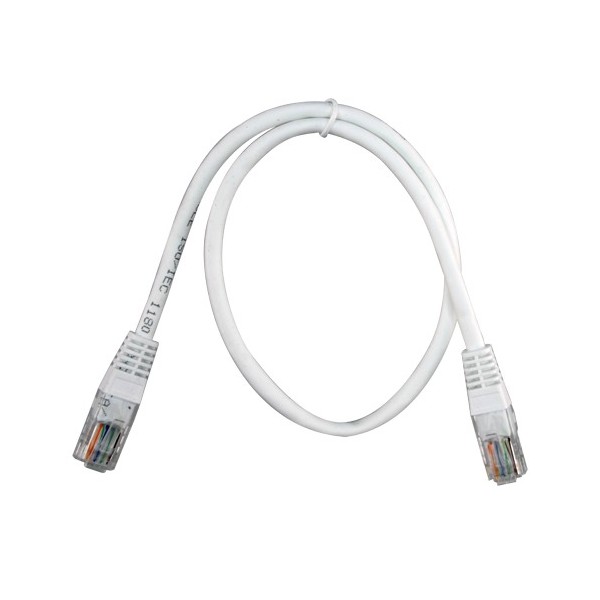Comprar SAFIRE UTP1-05W Cable UTP - Ethernet - Conectores RJ45 - Categoría 5E - 0.5 m - Color blanco UTP1-05W