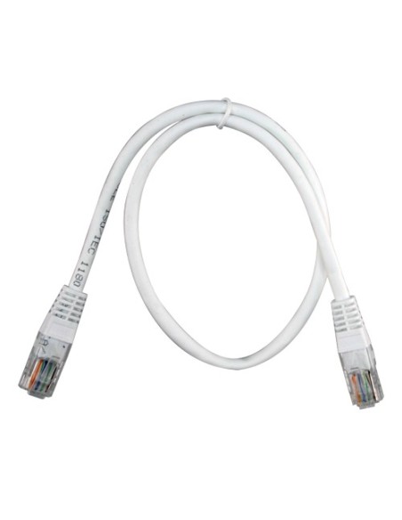 Comprar SAFIRE UTP1-05W Cable UTP - Ethernet - Conectores RJ45 - Categoría 5E - 0.5 m - Color blanco UTP1-05W