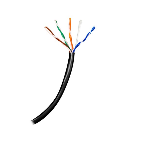Kaufen SAFIRE UTP5E-100-OUTDOOR-BC UTP-Kabel – Kategorie 5E – 100-Meter-Rolle – OFC-Leiter, Reinheit 99,9 % Kupfer – Durchmess…