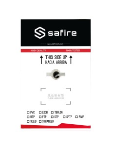 Safire UTP5E-300-H Cabo UTP Safire - Categoria 5e - Rolo de 305 metros - Cobertura de cor cinza - diâmetro 5,5 mm - por halo 2