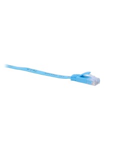 Comprar OEM UTP6-05B-FLAT Cable UTP Flat - Ethernet - Conectores RJ45 - Categoría 6 - 0,5 m - Color azul UTP6-05B-FLAT 2