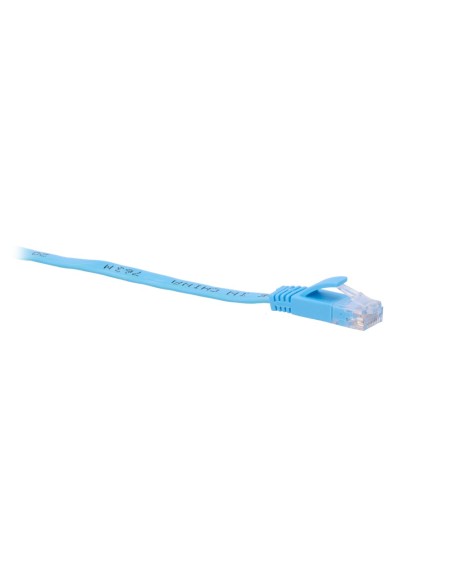 Comprar OEM UTP6-05B-FLAT Cable UTP Flat - Ethernet - Conectores RJ45 - Categoría 6 - 0,5 m - Color azul UTP6-05B-FLAT