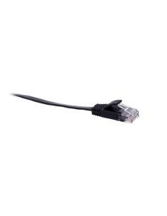 Comprar OEM UTP6-05BK-FLAT Cable UTP Flat - Ethernet - Conectores RJ45 - Categoría 6 - 0,5 m - Color negro UTP6-05BK-FLAT 2