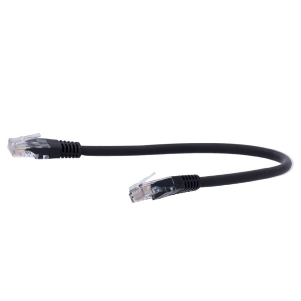 Safire UTP6-H-03BK Cabo UTP - Ethernet - Conectores RJ45 - Categoria 6 - 0.3 m - Cor preta