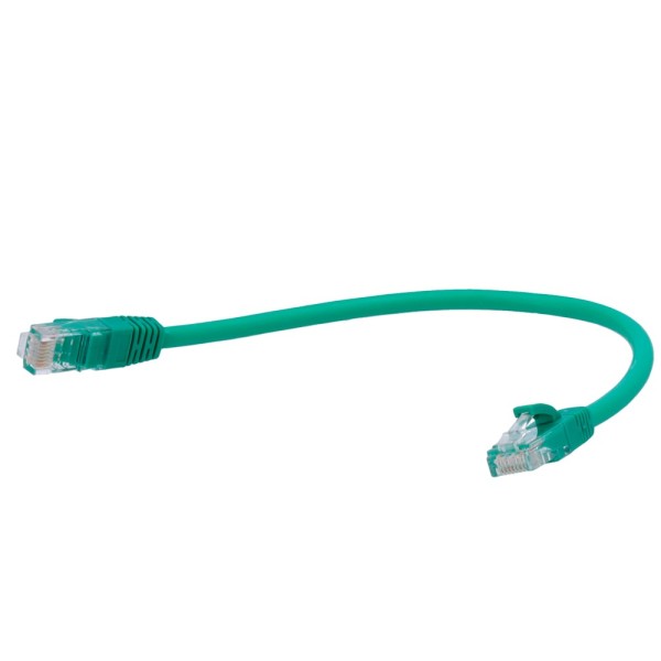 Safire UTP6-H-03GN Cabo UTP - Ethernet - Conectores RJ45 - Categoria 6 - 0,3 m - Cor verde