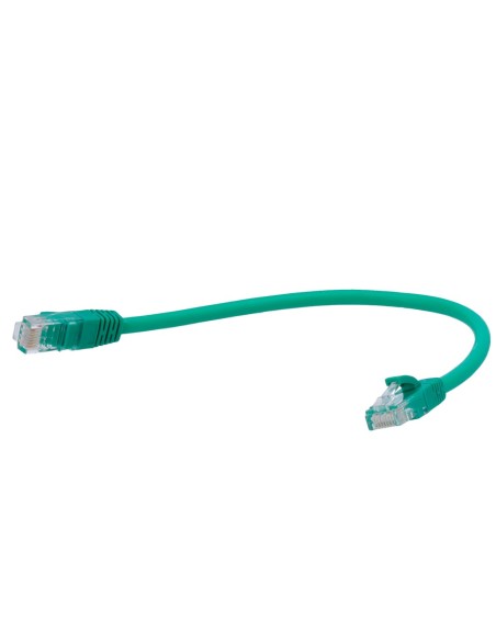 Safire UTP6-H-03GN Cabo UTP - Ethernet - Conectores RJ45 - Categoria 6 - 0,3 m - Cor verde