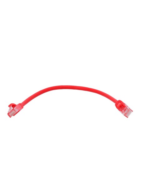 Comprar SAFIRE UTP6-H-03R Cable UTP - Ethernet - Conectores RJ45 - Categoría 6 - 0,3 m - Color rojo UTP6-H-03R