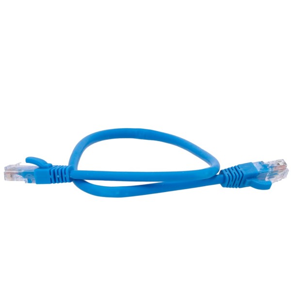 Safire UTP6-H-05B Cabo UTP - Ethernet - Conectores RJ45 - Categoria 6 - 0.5 m - Cor Azul
