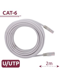 Comprar SAFIRE UTP6-H-2W Cable UTP - Ethernet - Conectores RJ45 - Categoría 6 - 2 m - Color Blanco UTP6-H-2W