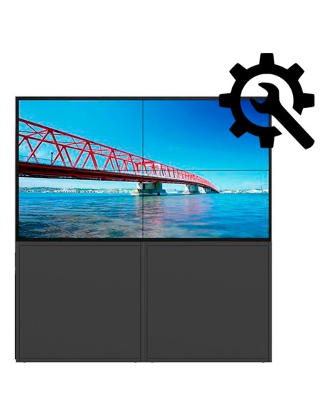 Comprar UNIVIEW UV-CUSTOM-VW-STAND Kit personalizable - Kit videowall MxN - Incluye monitores - Incluye soporte a suelo - Person