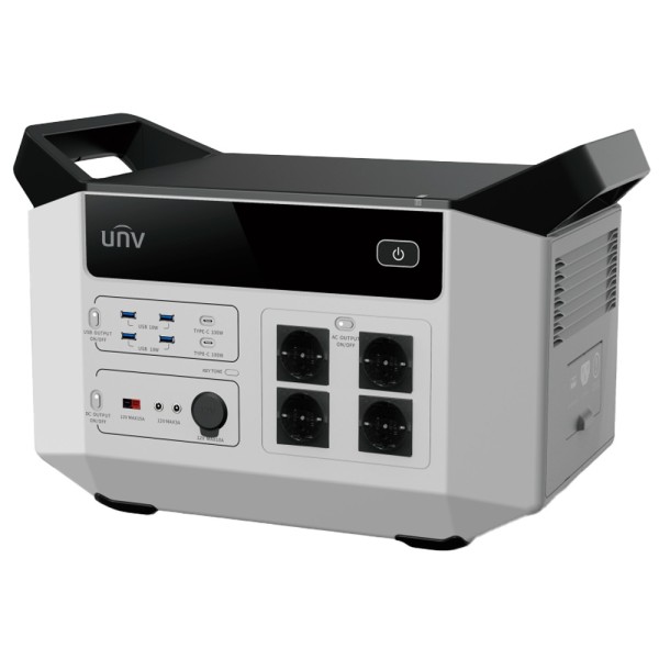 UniView UV-ES-E2500-A2-UE-BATERIA-2500W Bateria portátil - 2496Wh Capacidade - Potência Partida 2500W Max | Lítio - Multipl saep