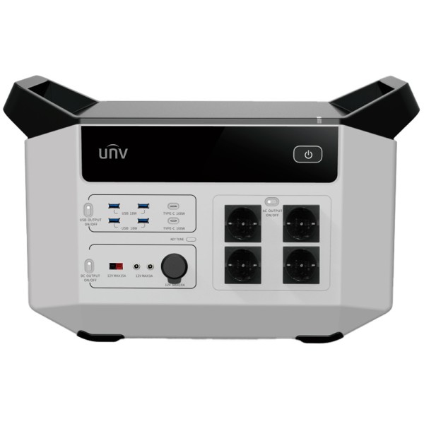 UniView UV-ES-E2500-A2-UE-BATERIA-2500W Bateria portátil - 2496Wh Capacidade - Potência Partida 2500W Max | Lítio - Multipl saep