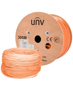 Comprar UNIVIEW UV-FTP6A-300-BC23AWG-DCA-R-O Uniview cable FTP categoría 6A - Conductor OFC,100% cobre - Diámetro 23 AWG-0,57mm  2