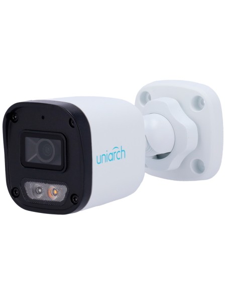 Uniach UV-IPC-B132-AF28-DL-ECO Câmera Bala IP UniView-Uniarch - 2 MP | Lente 2,8 mm - IR 30 m | DWRD - iluminação dupla | DET