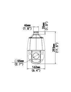 Acheter UNIARCH UV-IPC-P413-X20K Caméra IP PTZ 3 mégapixels - Gamme Uniarch - 1/2.8" CMOS à balayage progressif - Objectif varif 2