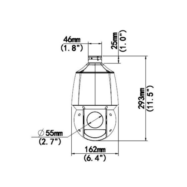 Acheter UNIARCH UV-IPC-P413-X20K Caméra IP PTZ 3 mégapixels - Gamme Uniarch - 1/2.8" CMOS à balayage progressif - Objectif varif