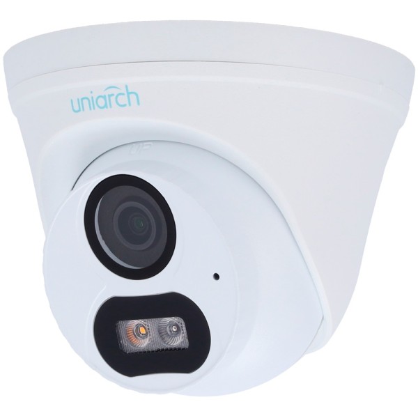 Acheter UNIARCH UV-IPC-T134-AF28-DL-ECO Caméra Turret IP Uniview-Uniarch - 4 MP | Objectif 2,8 mm - IR 30 m | DWRD - Détection d
