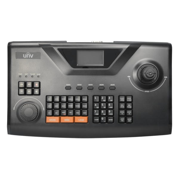 Acheter UNIVIEW UV-KB-1100 Clavier IP Uniview - Double interface : directe ou réseau - Écran LCD - Interface IP/RS-232/RS-485 - 