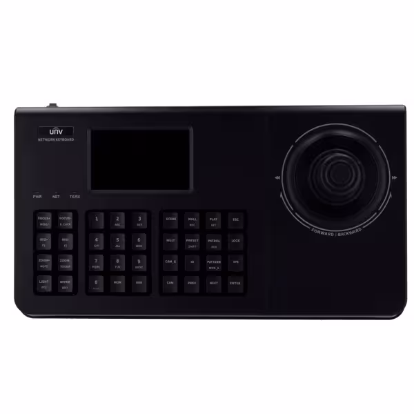 Acheter UNIVIEW UV-KB-1100-E Clavier IP Uniview - Double interface : directe ou réseau - Écran LCD 4" - Interface IP/RS-232/RS-4