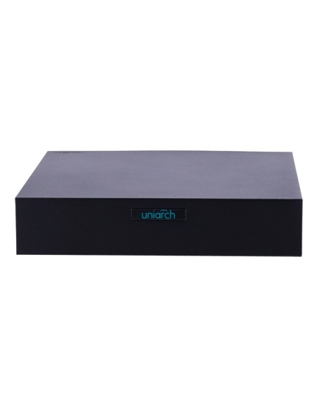 Uniach UV-Kit118-T42poe Video Surveillance Kit - NVR 8CH PoE - 4 Câmeras Turret IP67 - 2 MP | 2,8 mm | Vá 30 m - espaço