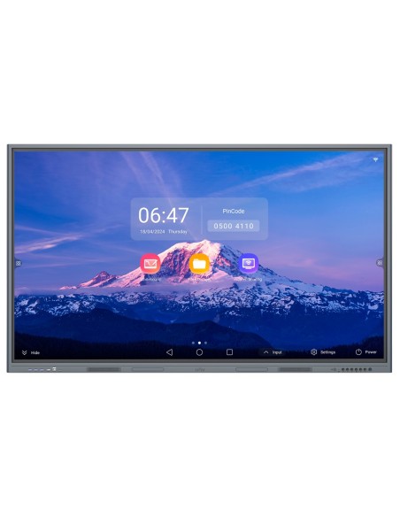 Comprar UNIVIEW UV-MW3586-U-X Monitor interactivo 86" - Resolución 4K - Android 13 - 4 GB RAM y 32 GB ROM UV-MW3586-U-X