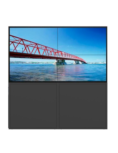 Uniview UV-MWA46B1E-KIT2X2 Kit Videowall 2x2 - inclui monitores - inclui suporte de piso - cadeia de margarida através de HDMI