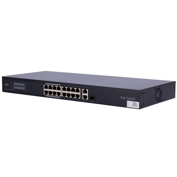 Acquistare UNIVIEW UV-NSW3000-16T1GT1GC-POE-IN Switch Uniview Cloud Managed PoE L2 - 16 Porte PoE 10/100M + 2 Uplink Gigabit - U