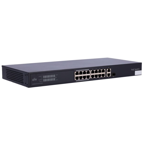 Acquistare UNIVIEW UV-NSW3000-16T1GT1GC-POE-IN Switch Uniview Cloud Managed PoE L2 - 16 Porte PoE 10/100M + 2 Uplink Gigabit - U