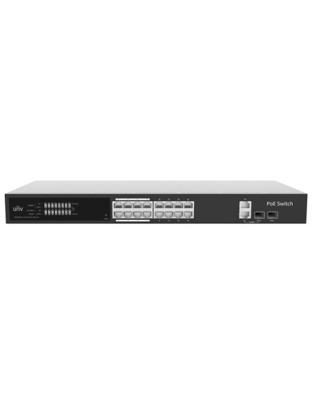 Comprar UNIVIEW UV-NSW3000-17GT1GP1GC-POE-IN Uniview Switch PoE Cloud Gestionable Capa 2 - 16 PoE802.3af/at + 2 uplink RJ45 + 2 