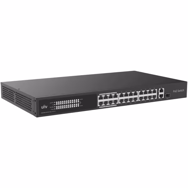 Comprar UNIVIEW UV-NSW3000-24T1GT1GC-LPOE-IN Uniview Switch Cloud Managed PoE L2 - 24 Puertos PoE 10/100M + 2 Uplinks Gigabit - 