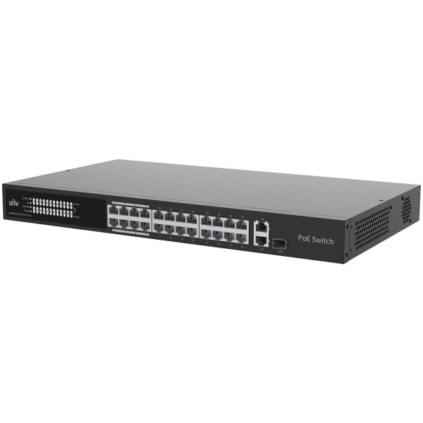 Acquistare UNIVIEW UV-NSW3000-24T1GT1GC-LPOE-IN switch Uniview Cloud Managed PoE L2 - 24 porte PoE 10/100M + 2 uplink Gigabit -