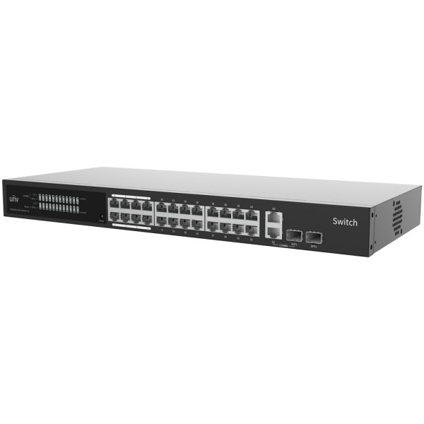 Acheter UNIVIEW UV-NSW3000-25GT1GP1GC-IN switch Uniview Cloud géré, sans PoE, Full GE - 24 ports Gigabit + 3 liaisons uplink