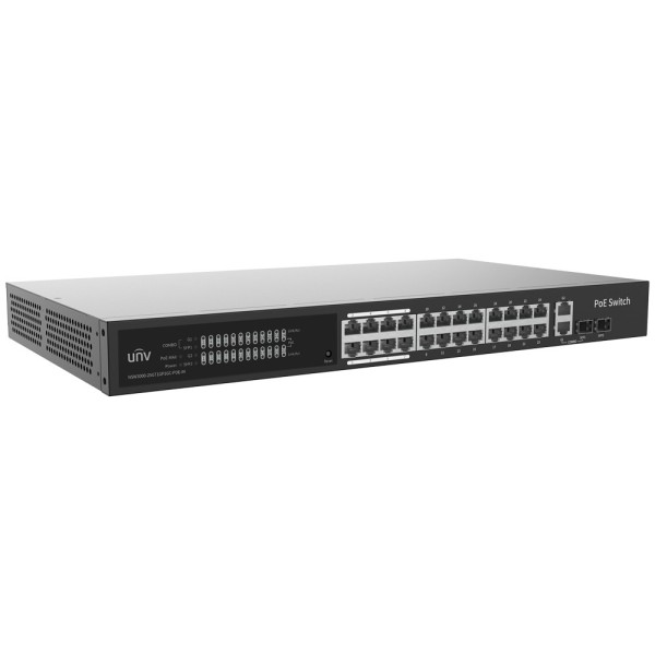 Comprar UNIVIEW UV-NSW3000-25GT1GP1GC-POE-IN Uniview Switch PoE Cloud Gestionable Capa 2 - 24 PoE802.3af/at + 2 uplink RJ45 + 2 