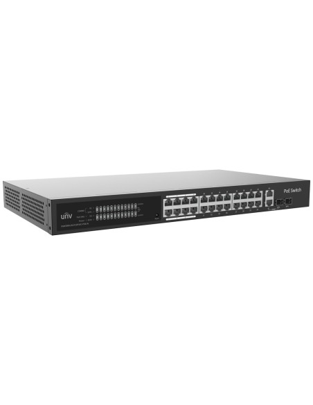 Comprar UNIVIEW UV-NSW3000-25GT1GP1GC-POE-IN Uniview Switch PoE Cloud Gestionable Capa 2 - 24 PoE802.3af/at + 2 uplink RJ45 + 2 