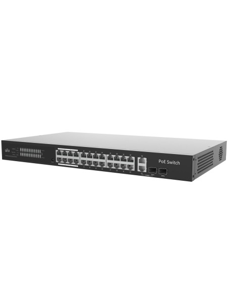 UniView UV-NSW3000-25GT1GP1GC-PoE-In Uniview Switch PoE Cloud Manager Manager Camada 2 - 24 PoE802.3AF / AT + 2 UPLINK RJ45 + 2 