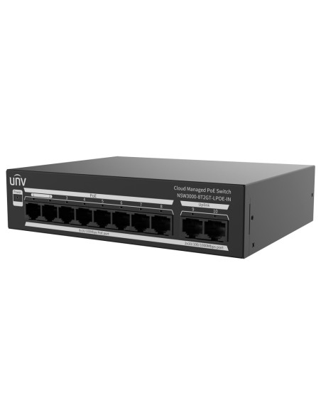 Acheter UNIVIEW UV-NSW3000-8T2GT-LPOE-IN Switch Uniview Cloud géré PoE L2 - 8 ports PoE 10/100M + 2 liaisons montantes Gigabit -