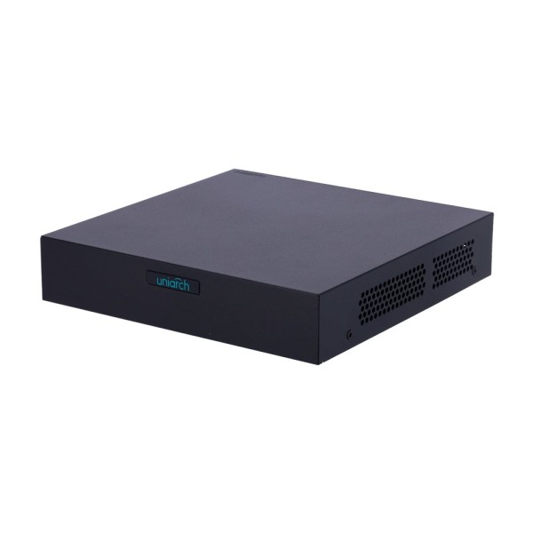 Comprar UNIARCH UV-NVR-104S3-P4-ECO Grabador NVR Uniarch - 4 CH vídeo /  4 CH PoE - Ancho de banda 64Mbps - SIP | UMD | Búsqueda